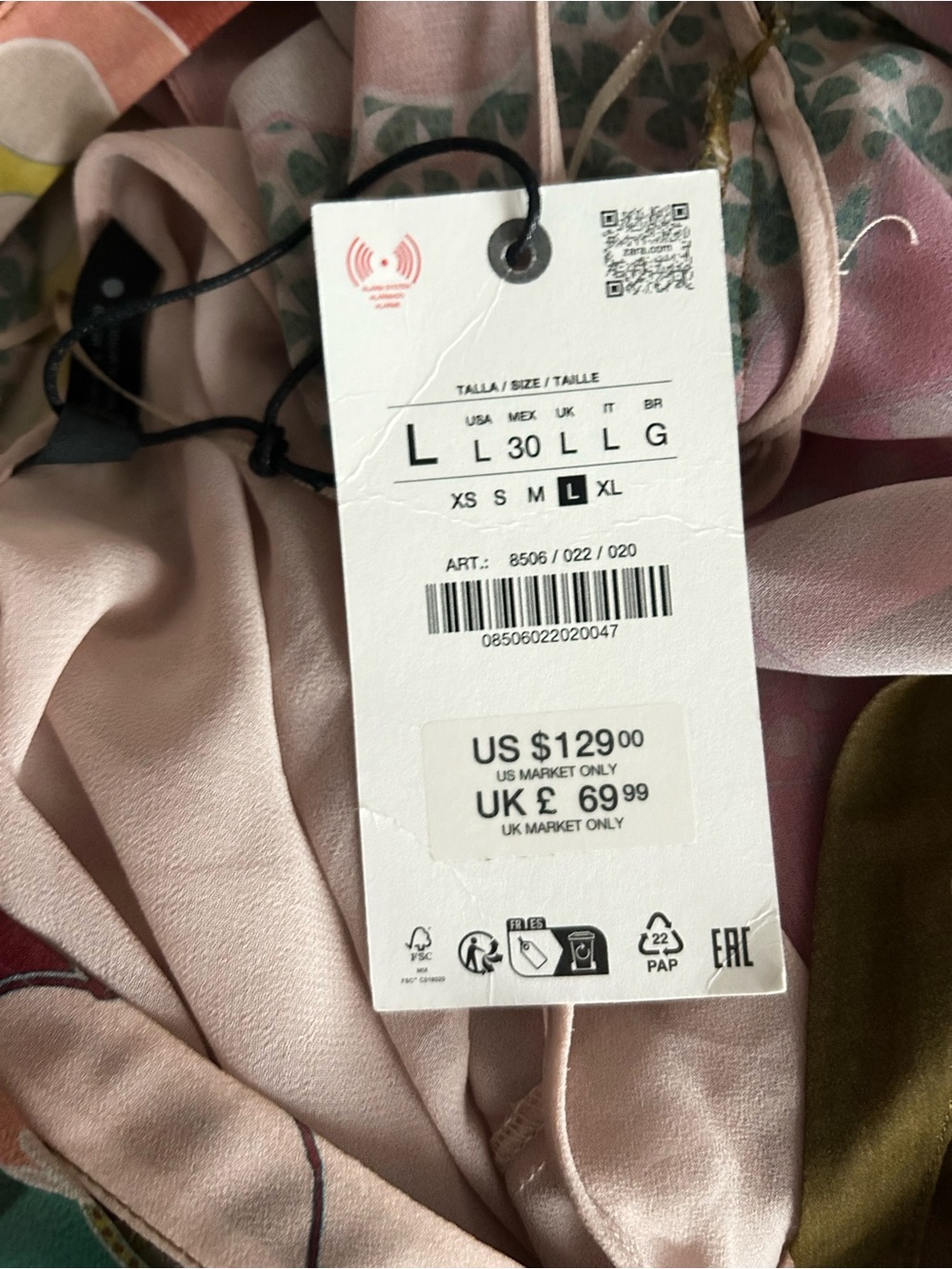NWT Zara maxi floral flowy dress - Picture 9 of 15